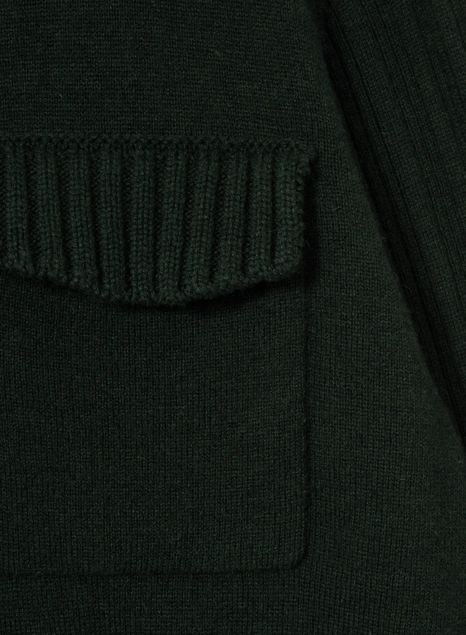 REISS Utility Knitted Dress