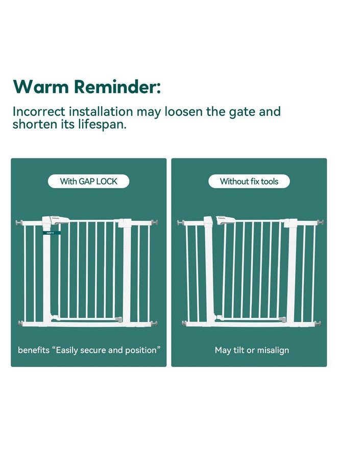 بابيليو قفل فجوة بوابة الأطفال من بابيليو (عبوة من قطعتين) - Image 3