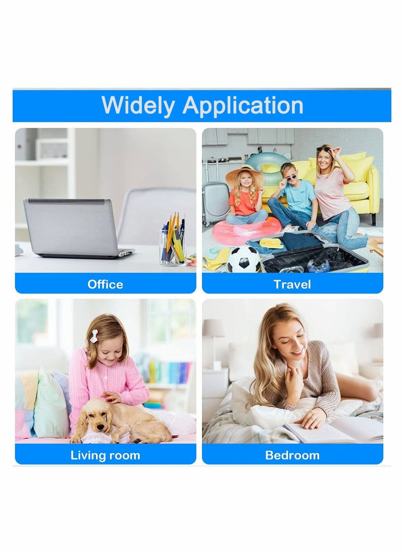 Captaintech Humidifier Sticks Filter Replacement Wick 40 Pieces Refill SticksCotton for Cool Mist Humidifiers Portable Diffuser USB Mini in Office Bedroom 4 Inch  - Image 5