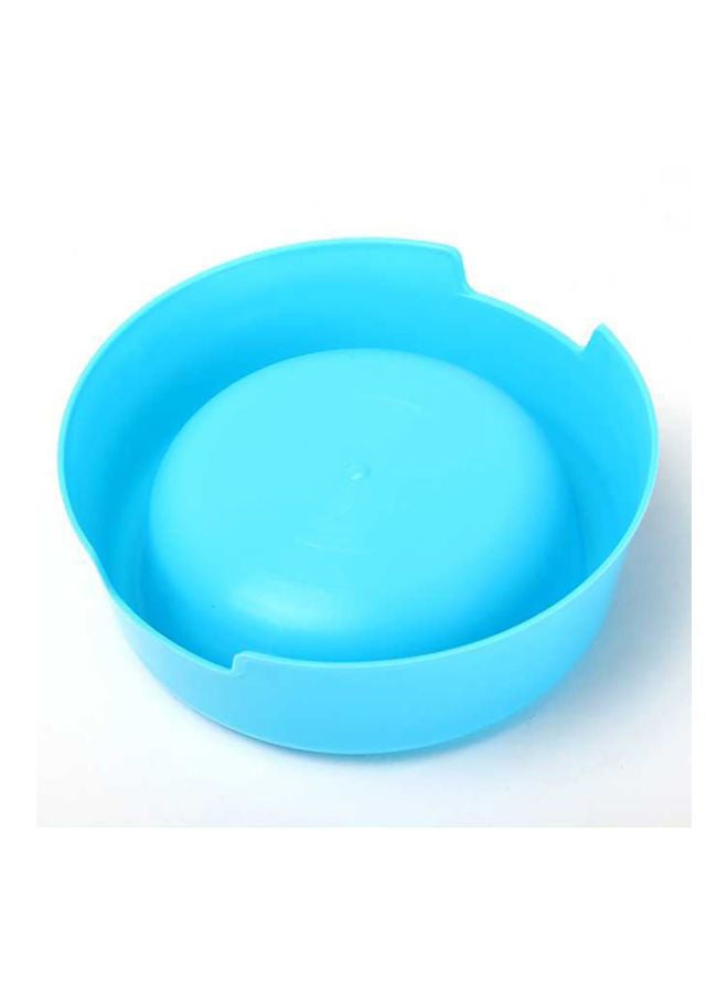 NIBEMINENT Plastic Pet Feeding Bowl Blue 10.5cm - Image 2