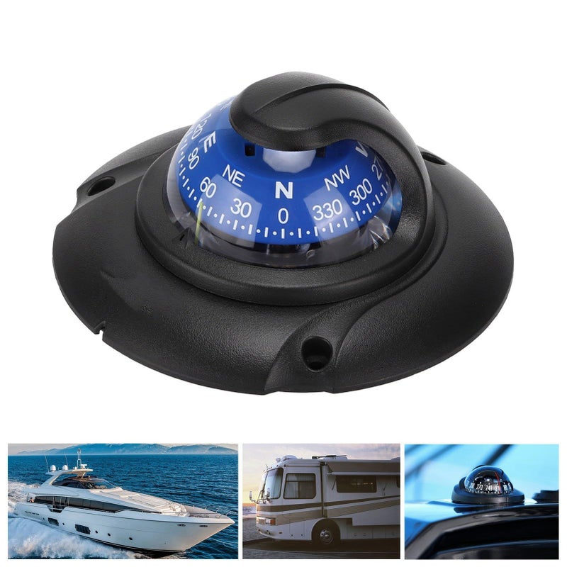 Magnetic Navigation Flush Mount High Accuracy ABS with LED Light for Marine Yacht Outdoors Hiking - Image 4