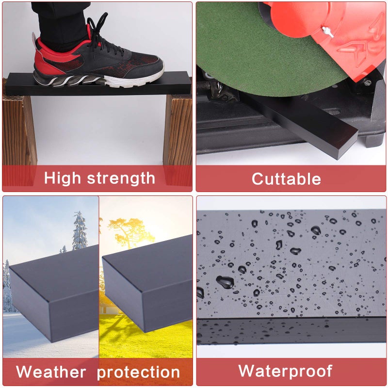 ملحقات درابزين مسطح من موزاتا Ht10 Hl10 Ht14 - عبوة من قطعتين، وصلة تمديد عالية القوة بطول 100 مم، تركيب درابزين من مادة POM، Ha01 Bnp - Image 4