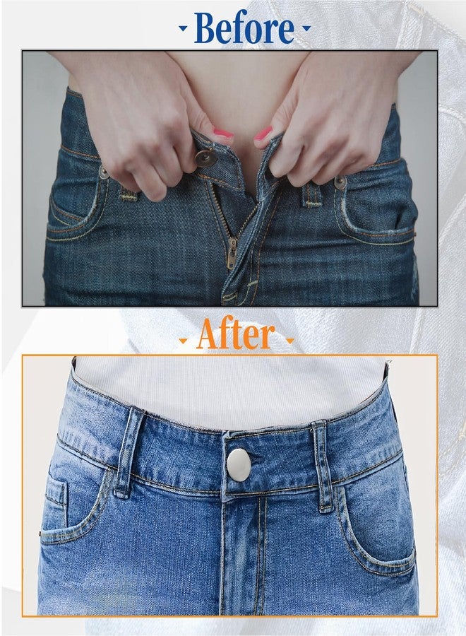 VYNFLICK Extender Button Set - Adjustable Elastic Jeans Extenders 37pcs No-Sew Waistband Adjuster for Pants Jeans Trousers Favors - Image 5