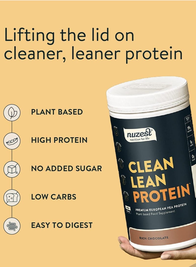 Nuzest Clean Lean Protein, Rich Chocolate, 1kg, 40 Servings - Image 2