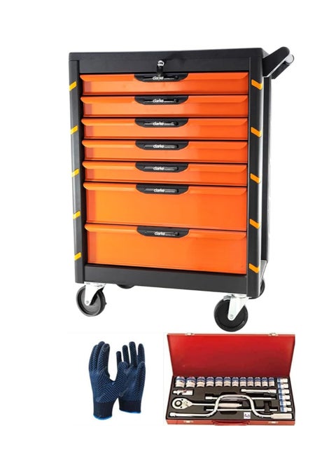 Tools Chest With 7 Drawers High Grade Metal Based Drawer