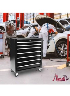 عباسلي صندوق أدوات يحتوي على 7 أدراج مصنوع من المعدن عالي الجودة  - Image 2