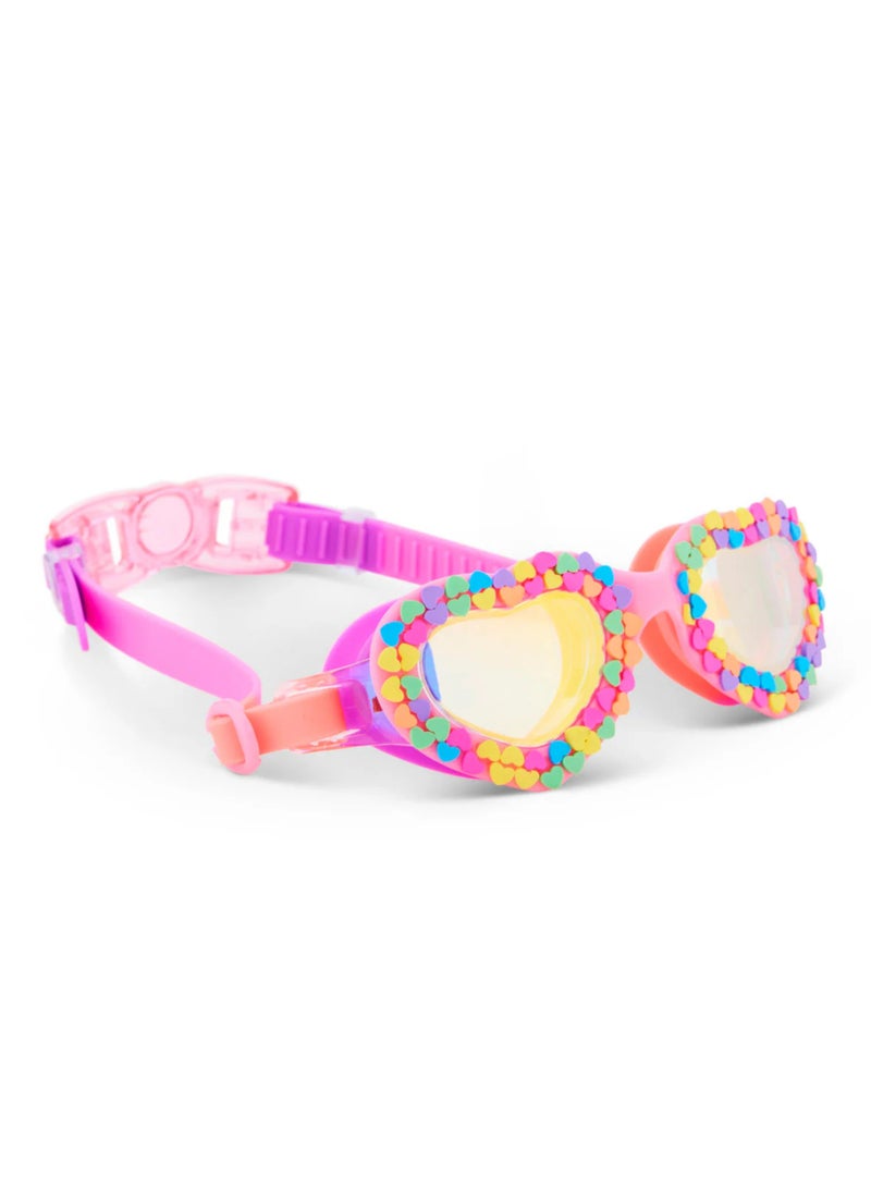 بلينج2O Be True Pink Candy Heart Kids' Swim Goggles - Image 3