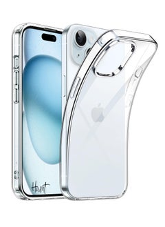 iPhone 15 Case 6.1 Inch Soft TPU Silicone Clear Anti Scratch Yellow Resistant Slim Thin Protective Case Cover for Apple iPhone 15 2023 Released