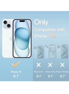 Houmt iPhone 15 Case 6.1 Inch Soft TPU Silicone Clear Anti Scratch Yellow Resistant Slim Thin Protective Case Cover for Apple iPhone 15 2023 Released  - Image 2