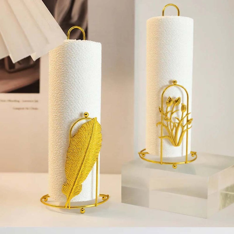 Metal Tree Napkin Holder Paper Towel Storage Countertop Organizer Space Saving - Image 4