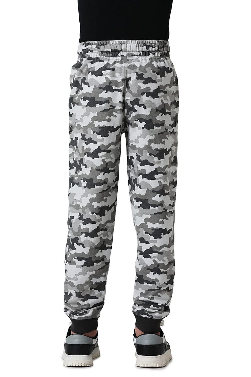 Van Heusen Boys Regular Fit Joggers - Cotton Terry Blend - Smart Tech, Easy Stain Release, Anti Stat, Ultra Soft, Moisture Wicking_52401_Northern Droplet Combo_5-6 Years - Image 5