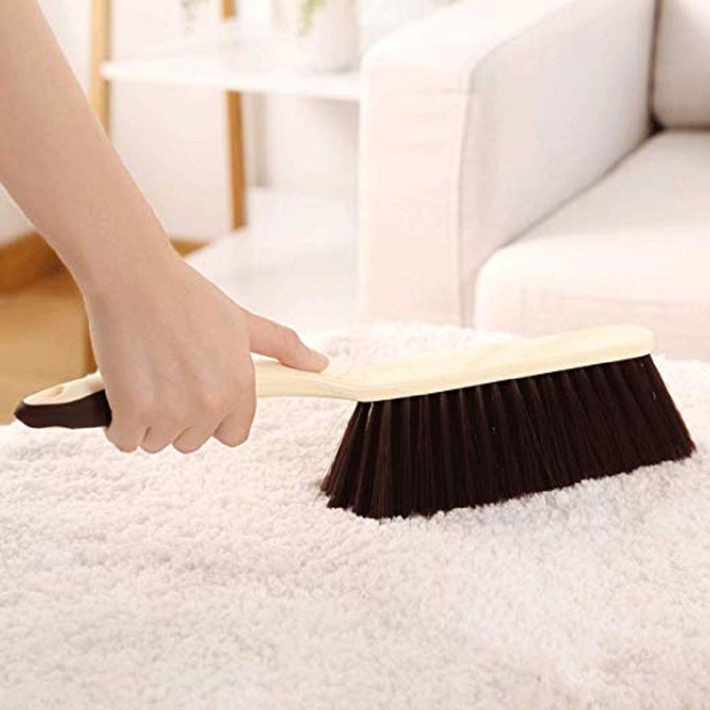 Kytaste kytaste Soft Bristle Leaf Design Cleaning Brush for Home CarpetCar Interior Set of2  - Image 4
