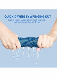 Y&D Cooling Towels 6 Pack Ice Towel 30 * 80 cm Mesh Soft Breathable Chilly for Neck Microfiber Yoga Golf Sport Running Gym Workout Camping Fitness  - Image 4