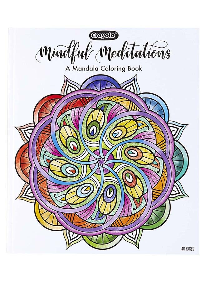 Crayola 40-Page Coloring Book, Mindful Meditations - Image 2