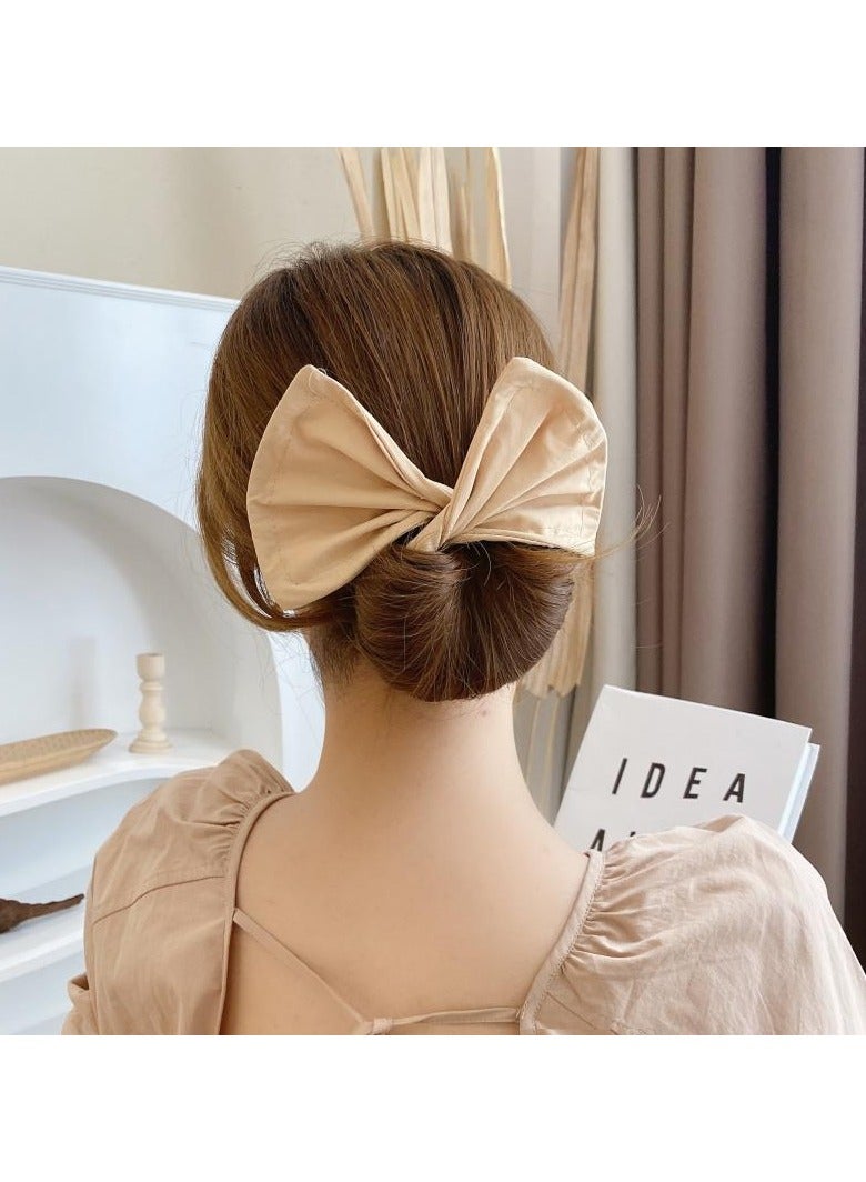 Goolsky Lazy Twist Clip Ladies Hair Coiler Fluffy Clip Marble Head Coil Hair Tie Hair Pod Head Bow Head Bow Headdress Women Magic Coil Hair Accessories - Image 1
