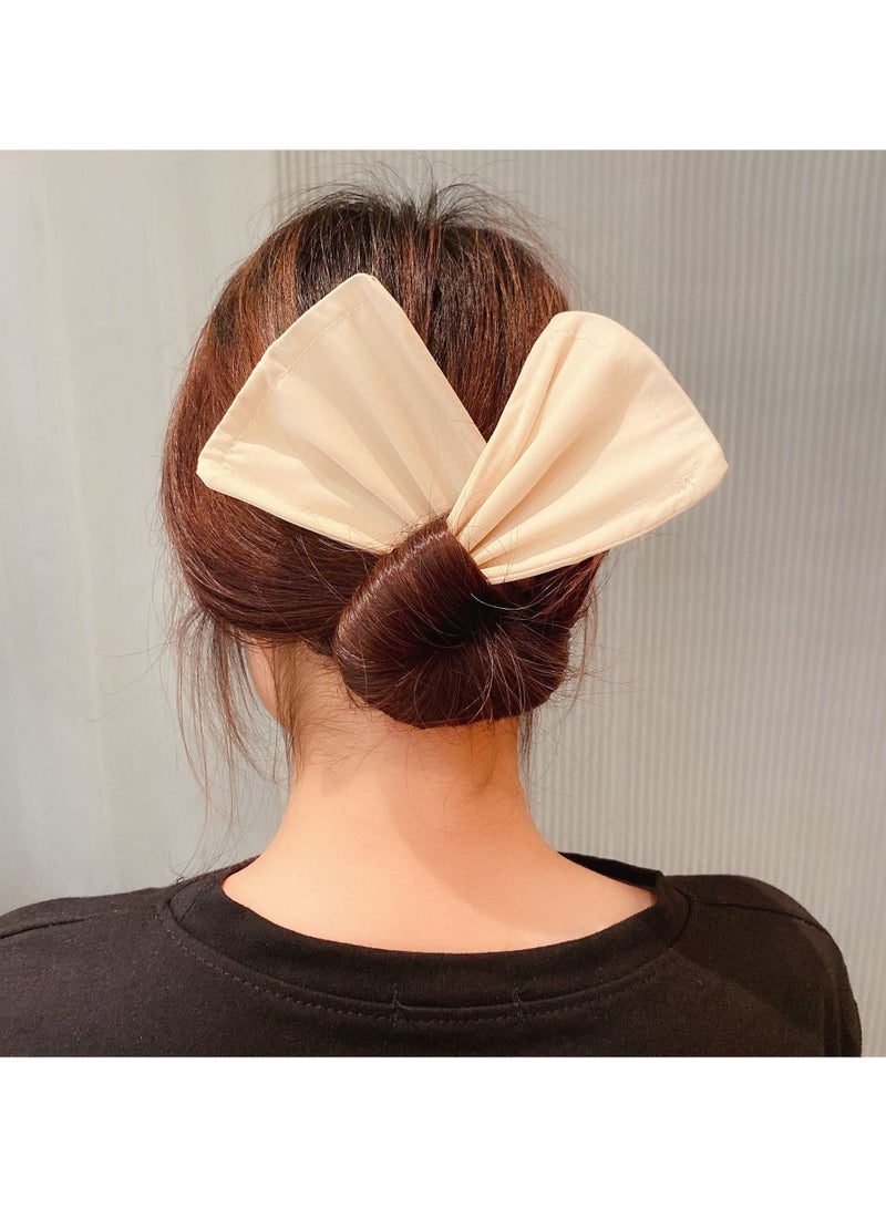 Goolsky Lazy Twist Clip Ladies Hair Coiler Fluffy Clip Marble Head Coil Hair Tie Hair Pod Head Bow Head Bow Headdress Women Magic Coil Hair Accessories - Image 5