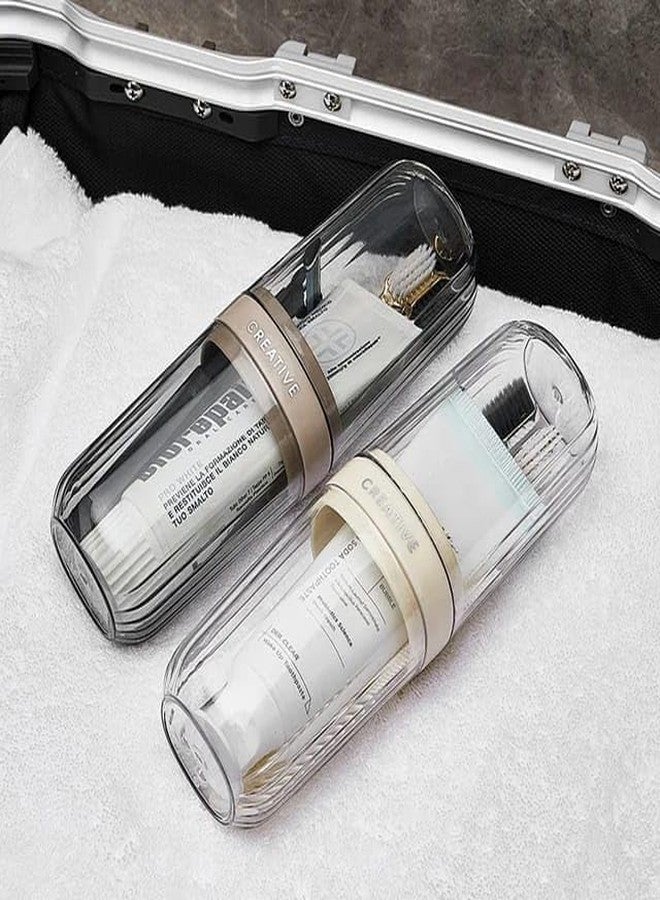 BIRZAR Portable Transparent Toothbrush Cover case Toothbrush Holder & Anti-Bacterial Tooth Brush Holder Bathroom | Germ Protection,(Multicolor) (RANSPARENT Toothbrush CASE 1 pcs) - Image 5