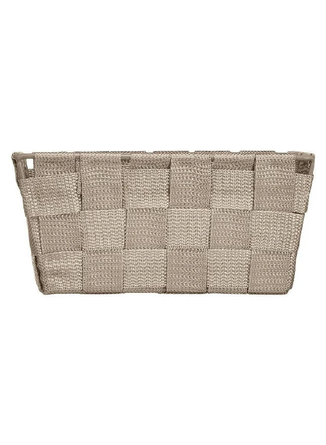 Wenko Adria Mini Bathroom Basket Taupe 19.4 x 9.2 x 14.2 cm 21350100