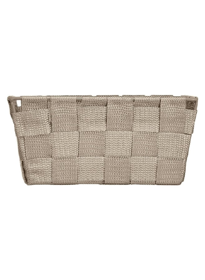 Wenko Adria Mini Bathroom Basket Taupe 19.4 x 9.2 x 14.2 cm 21350100  - Image 2