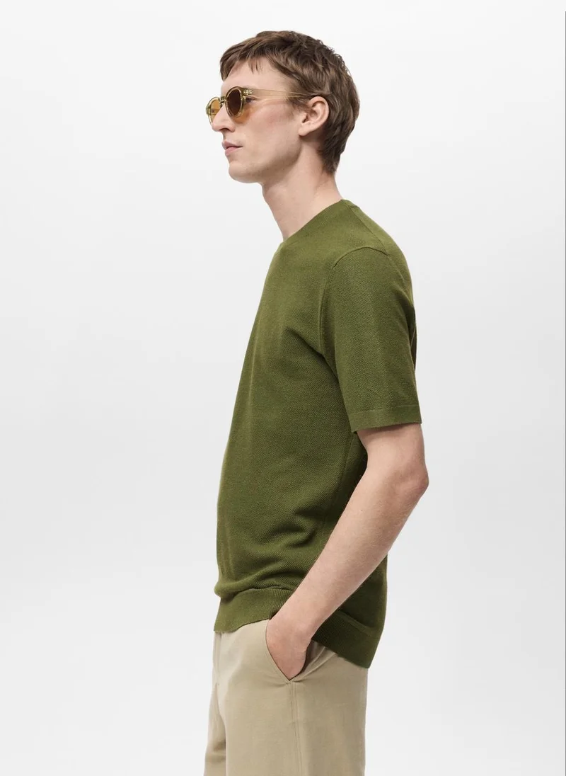 مانجو مان Essential Crew Neck T-Shirt