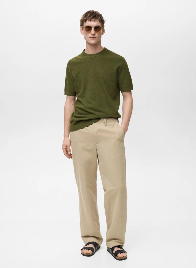 مانجو مان Essential Crew Neck T-Shirt
