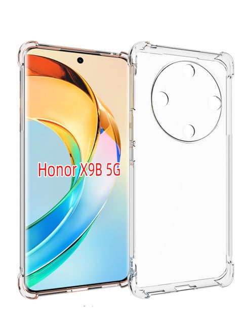 Phone Case For Honor X9b Crystal Clear Ultra Slim Anti Scratch Shockproof Protective TPU Back Cover