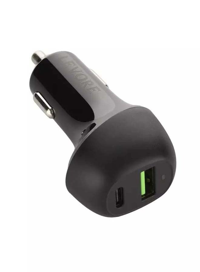 LEVORE Car Charger 45W - Black - Image 1