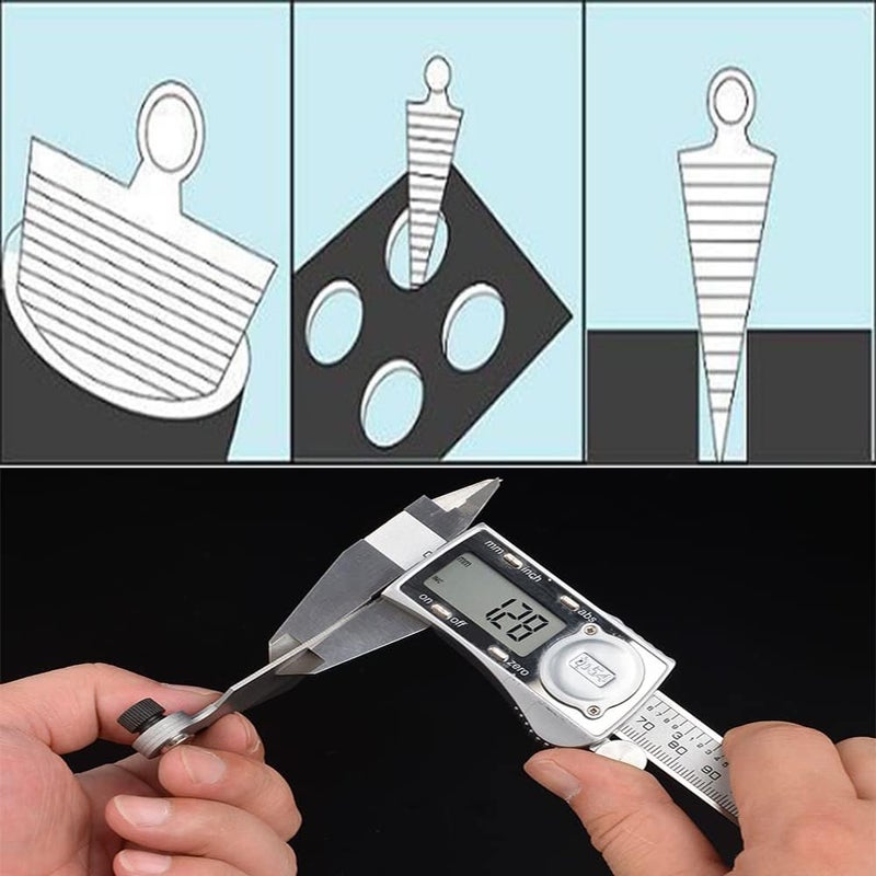 Utoolmart 15-30mm Taper Guage Feeler Welding Gauge Gap Hole Measuring Tool Inch & Metric 1 Pcs - Image 5