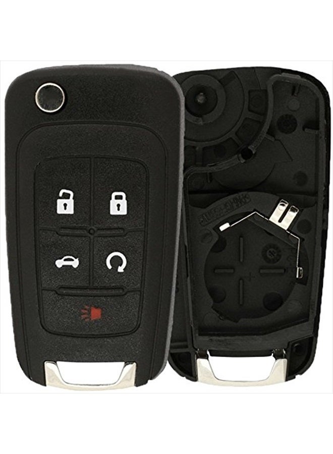 KeylessOption Just The Case Keyless Entry Remote Control Car Key Fob Shell Replacement for OHT01060512 - Image 1