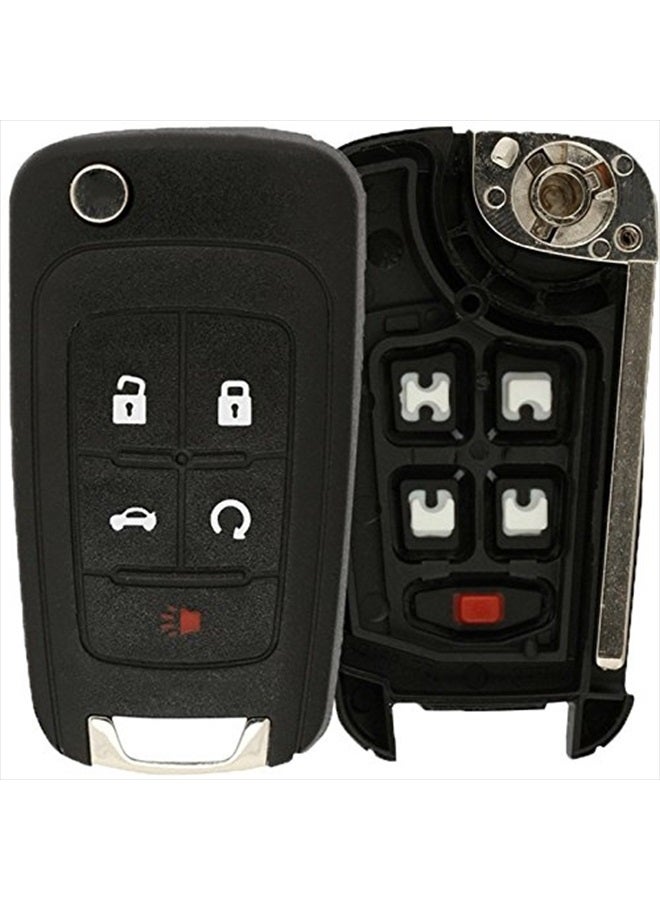 KeylessOption Just The Case Keyless Entry Remote Control Car Key Fob Shell Replacement for OHT01060512 - Image 2