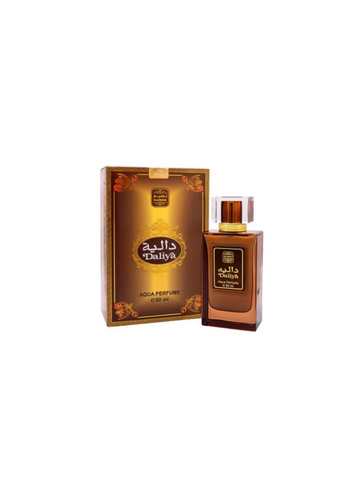 Naseem Daliya Aqua Perfume Spray 80ml - Subtle Tone Eau De Parfum for Men & Women - Fresh and Elegant Fragrance with Long Lasting Appeal - Ideal for Everyday Use & Special Event  - Image 3