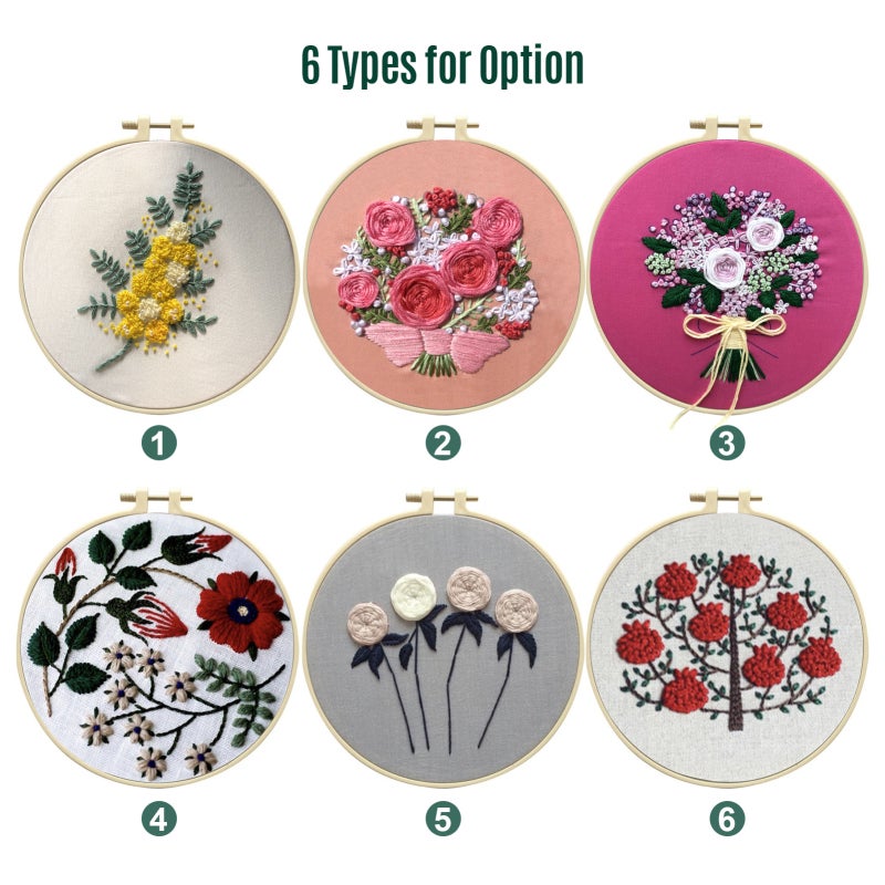 Cross Stitch Kit: Water Soluble Printed Pattern, Beginner Friendly Guide - Cotton & Hemp Material, Beautiful Designs for Home Decoration, Meaningful Gifting - Image 3