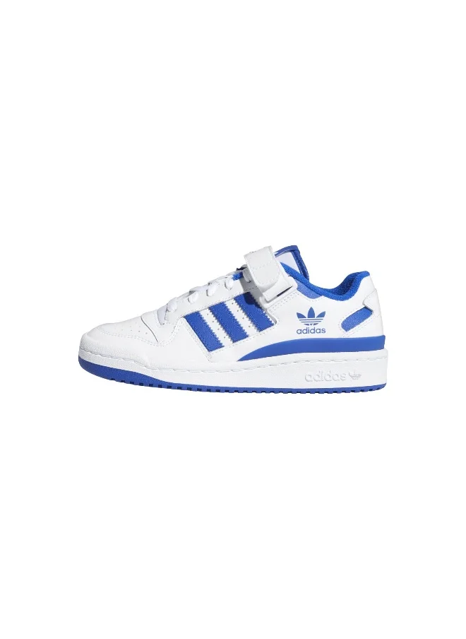 اديداس Adidas Forum Low J White Basketball Shoes For Kids Unisex 3