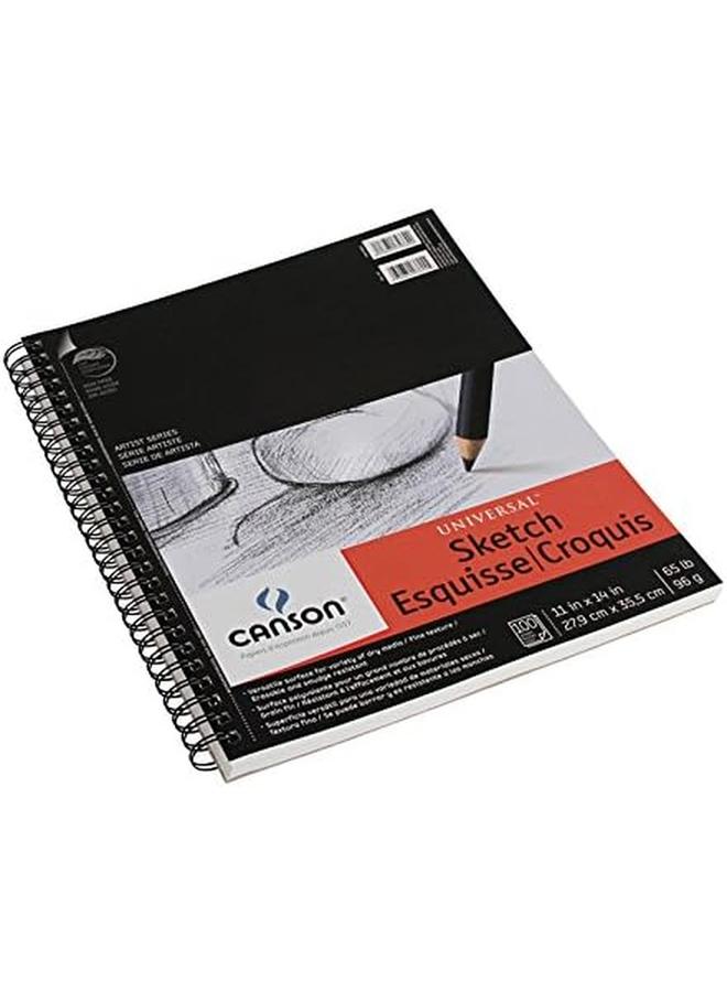 CANSON 702 193 Universal Sketch Pad Side Wire Bound 11” - Image 2