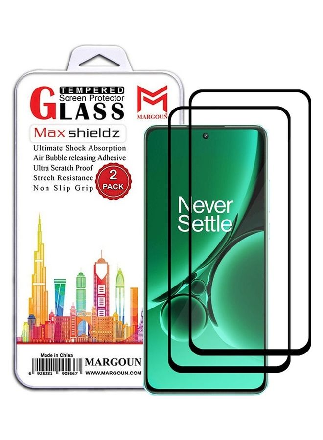MARGOUN 2 Pack For OnePlus Nord 3 Screen Protector Scratch and Shatter Resistant Anti Bubble HD Clear Film Clear - Image 1