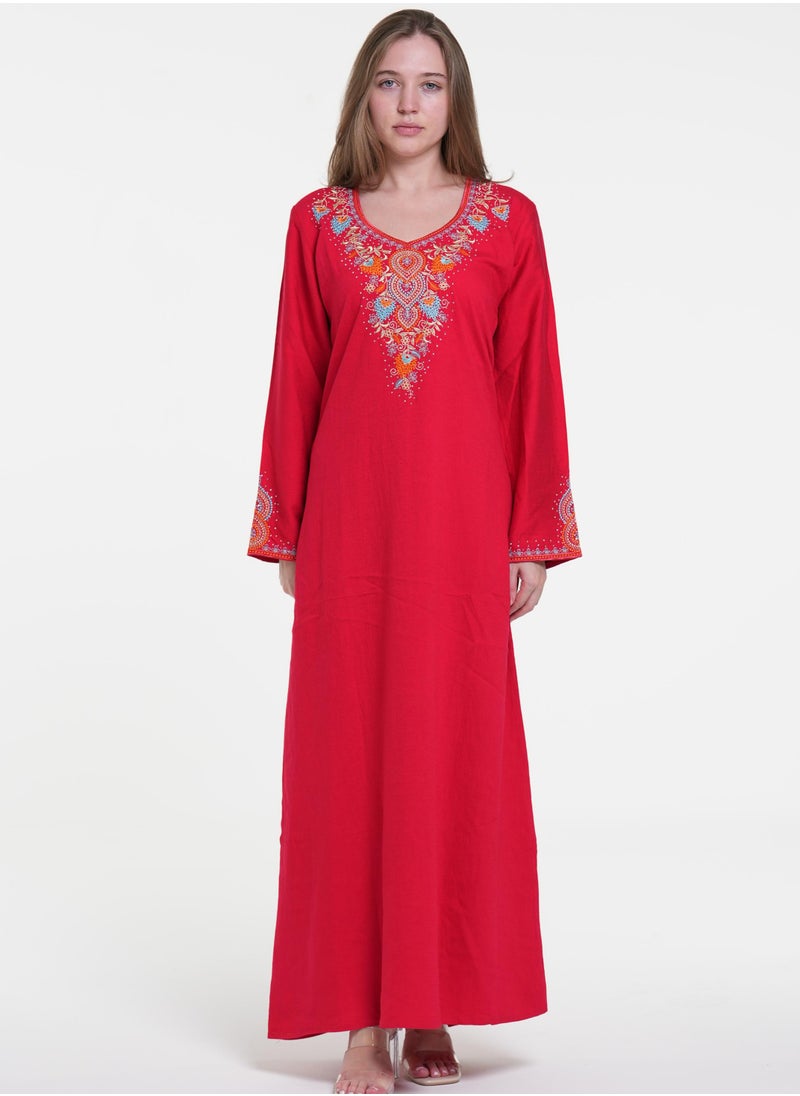 AL BENT AL SHARQIEH women jalabiya , arabian traditional dress 