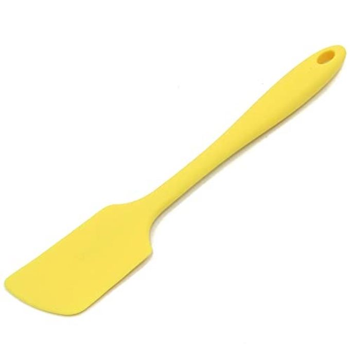 PREMIUM SILICONE ANGLED SPATULA 11 INCH YELLOW