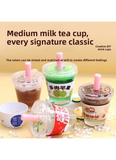 Generic Mr. Toy Children's Toy Mini Milk Tea Cup Creative Cream Glue Diy Material Bag Suit Food Play Small Pendant-Specifications:Mr. Toy Quiet Book-live A Cat  - Image 5