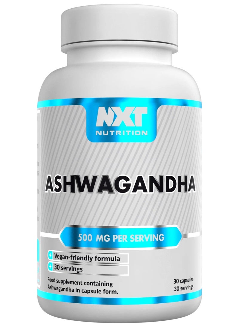 إن إكس تي أشواغاندا من NXT Nutrition، 30 كبسولة - Image 1