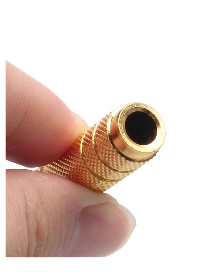 2 Pack 3.5mm Male Plug to 6.35mm Female Socket 1/8 to 1/4 inch Stereo Audio Jack Adapter  - Image 5