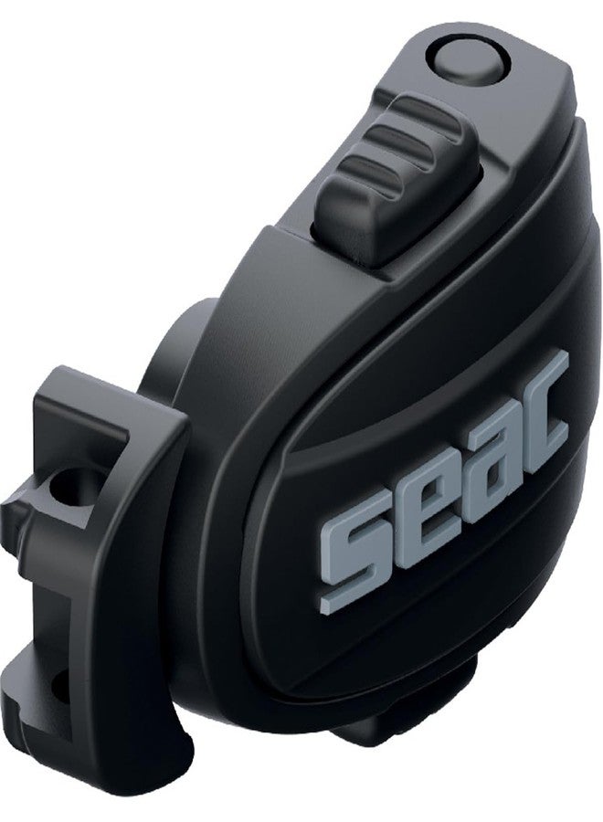 سياك قناع SEAC Eagle، صغير الحجم ومنخفض الحجم للغوص الحر وصيد الأسماك بالرمح، أسود، مقاس عادي - Image 3