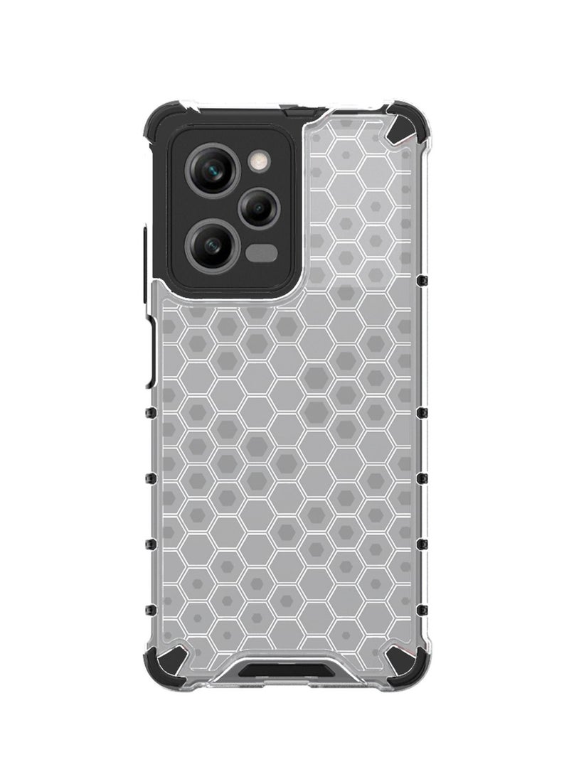 Generic Xiaomi POCO X5 Pro 5G Case Cover [Honeycomb Shock Absorption][Precise Cutout] Protective Back Cover PC Soft TPU Phone Cover for POCO X5 Pro/Redmi Note 12 Pro 5G  - Image 1