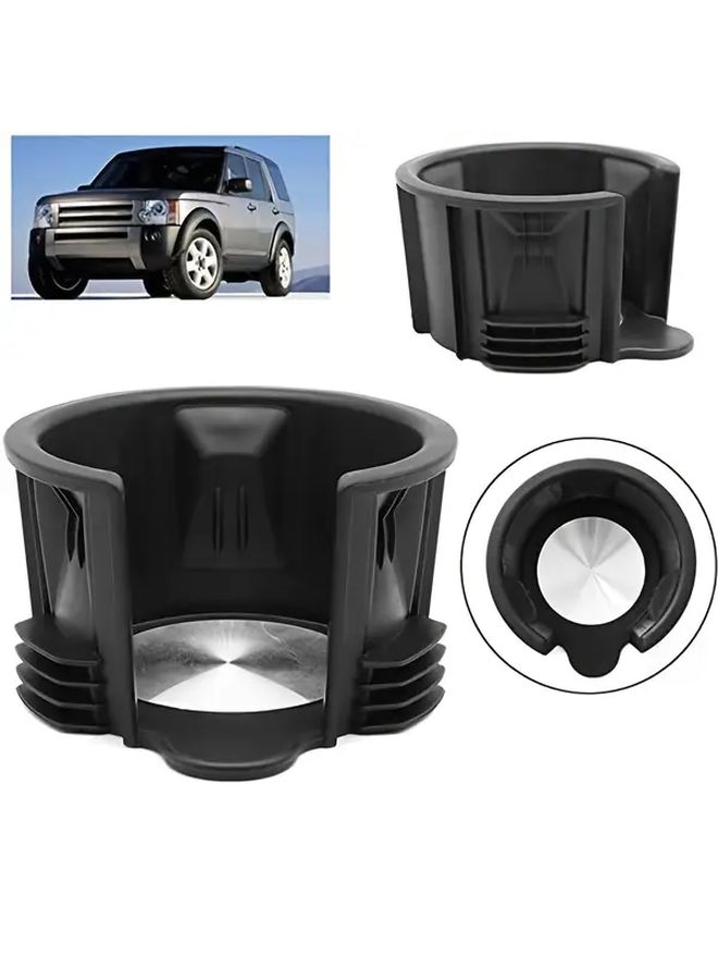 Front Center Console Cup Holder Insert Compatible With Land Rover Discovery Sport Range Rover Lr2 Lr4 Lr3 Models Replacement Part Number LR087454 Durable Plastic Interior Upgrade Sleek Design Car Accessory - Image 3
