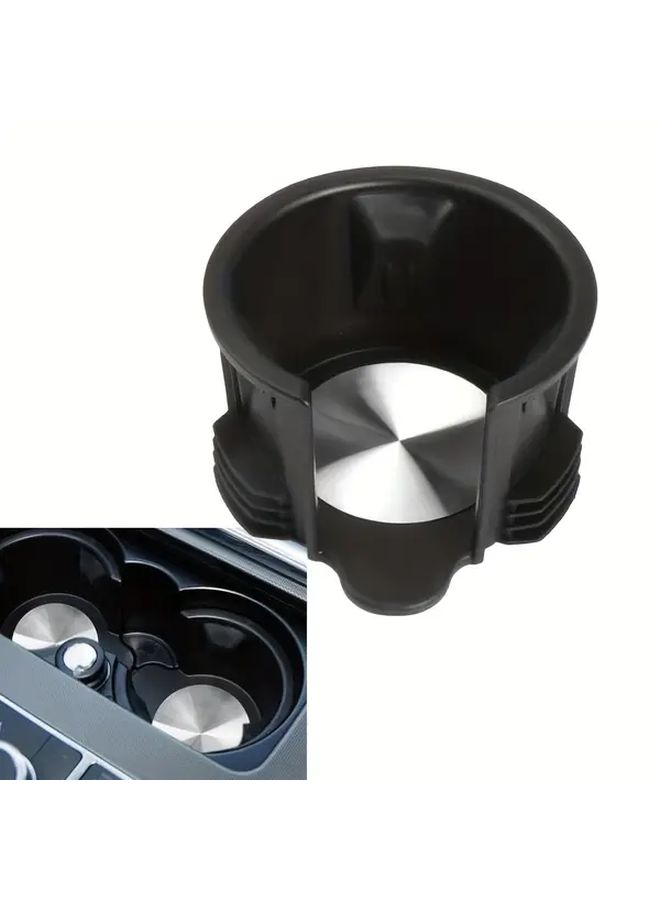 Front Center Console Cup Holder Insert Compatible With Land Rover Discovery Sport Range Rover Lr2 Lr4 Lr3 Models Replacement Part Number LR087454 Durable Plastic Interior Upgrade Sleek Design Car Accessory - Image 1