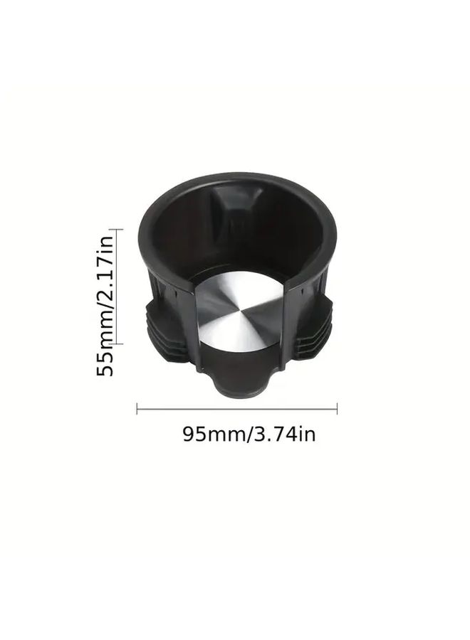 Front Center Console Cup Holder Insert Compatible With Land Rover Discovery Sport Range Rover Lr2 Lr4 Lr3 Models Replacement Part Number LR087454 Durable Plastic Interior Upgrade Sleek Design Car Accessory - Image 2