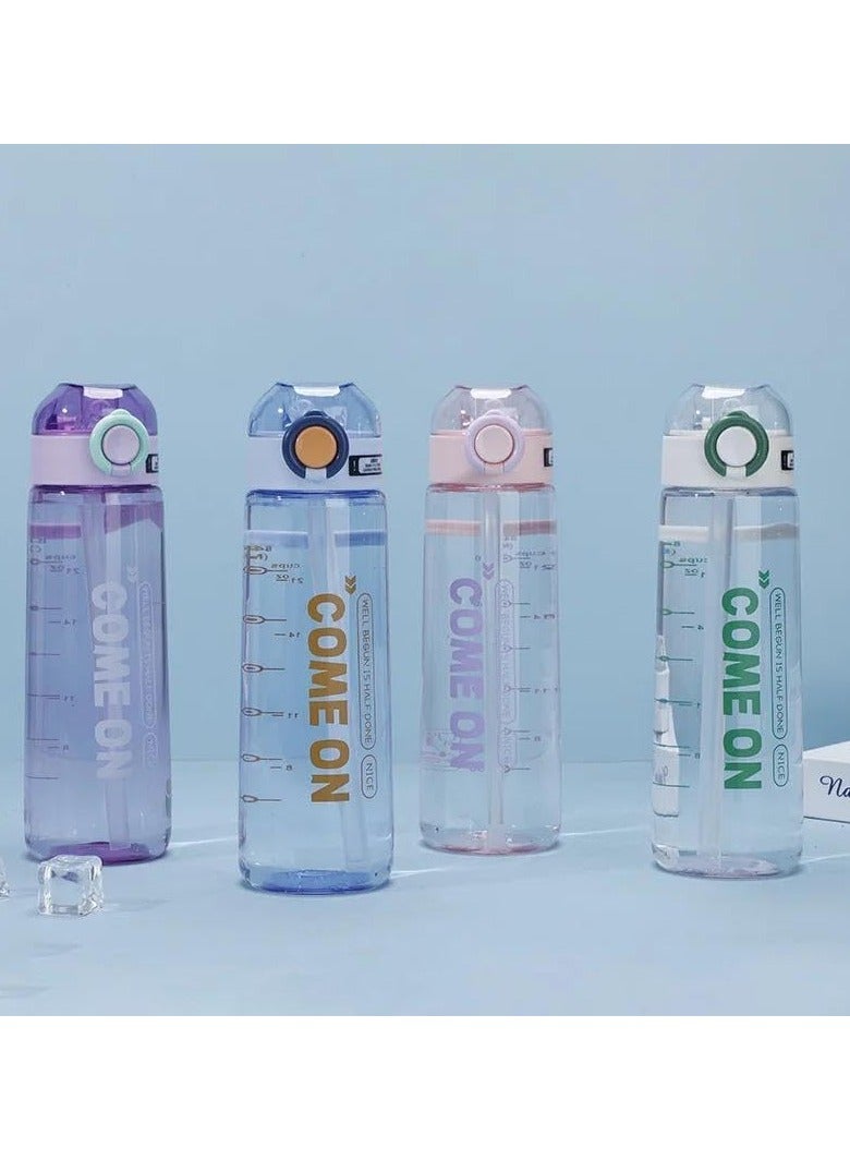 كيوشوب سبورت بوتل زجاجة مياه رياضية مانعة للتسرب من كيوشوب®️ شرب محمولة عصرية ومتينة للجيم واللياقة البدنية مع حزام خالية مادة بيسفينول A سعة 840 مل بريميوم كوالتي - Image 2