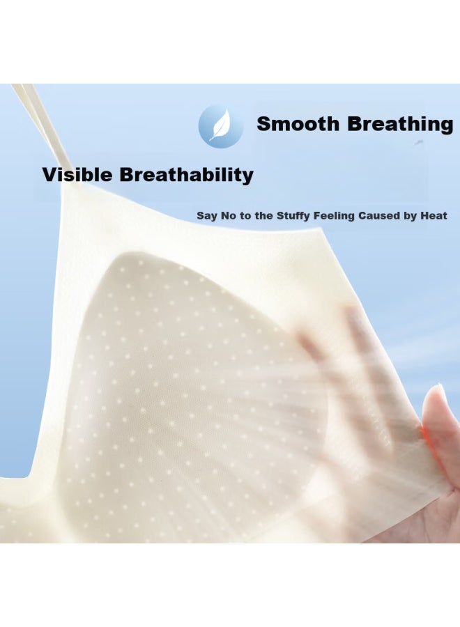 Your Sun Yiershuang Cooling 7a Antibacterial Seamless Ice Silk Bra Women Summer Thin Wireless Invisible Push-up - Image 2
