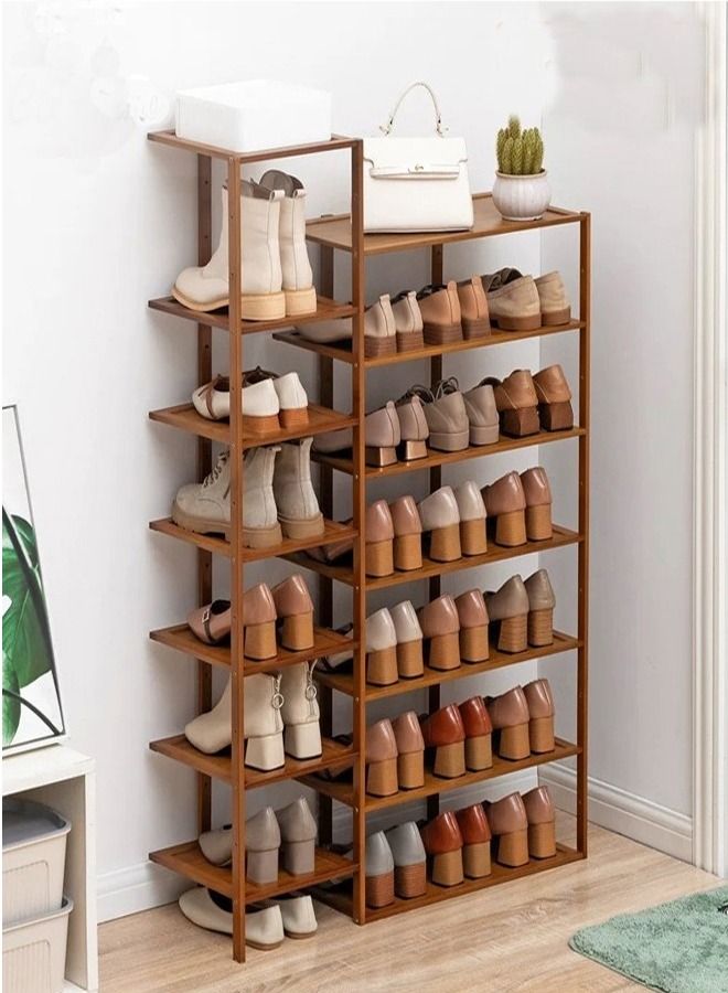 fashionhome Multi-Layer Bamboo Shoe Rack Storage Shelf  - Image 1