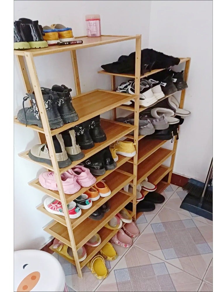 fashionhome Multi-Layer Bamboo Shoe Rack Storage Shelf  - Image 2