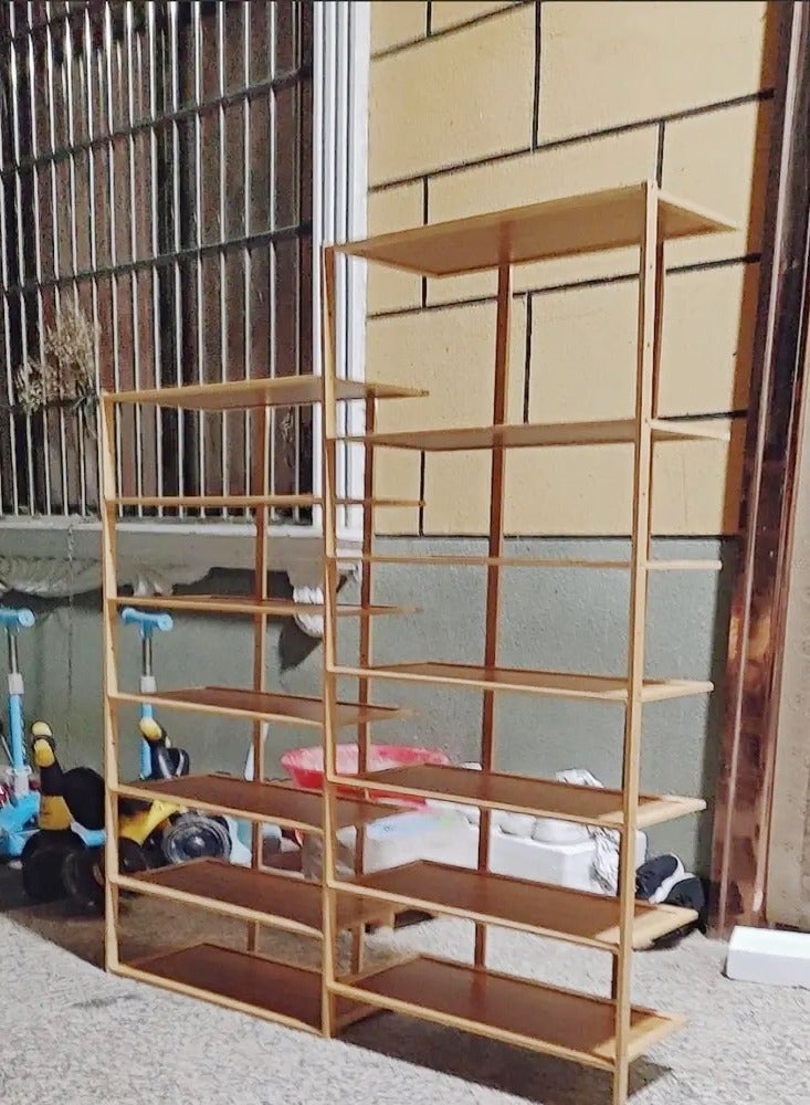fashionhome Multi-Layer Bamboo Shoe Rack Storage Shelf  - Image 3